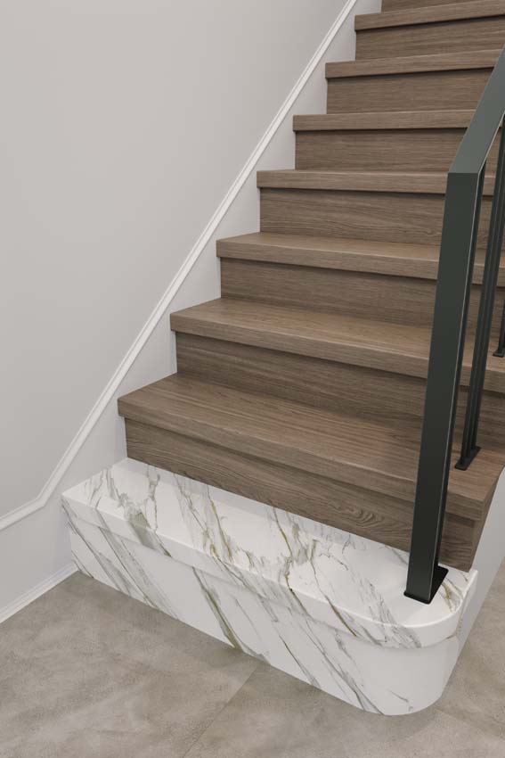 Profilé escalier ouvert Maestro Louisiana oak 130x7x1cm