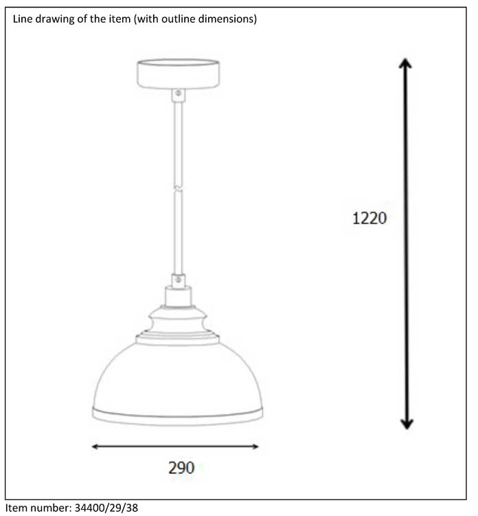 Lucide ISLA - Hanglamp - Ø 29 cm - E14 - Beige