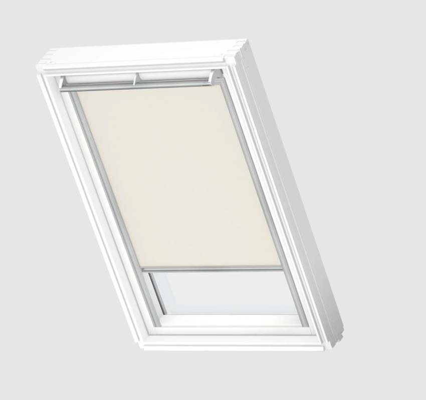 Rolgordijn Velux verduisterend handbediend beige PK10 1085S