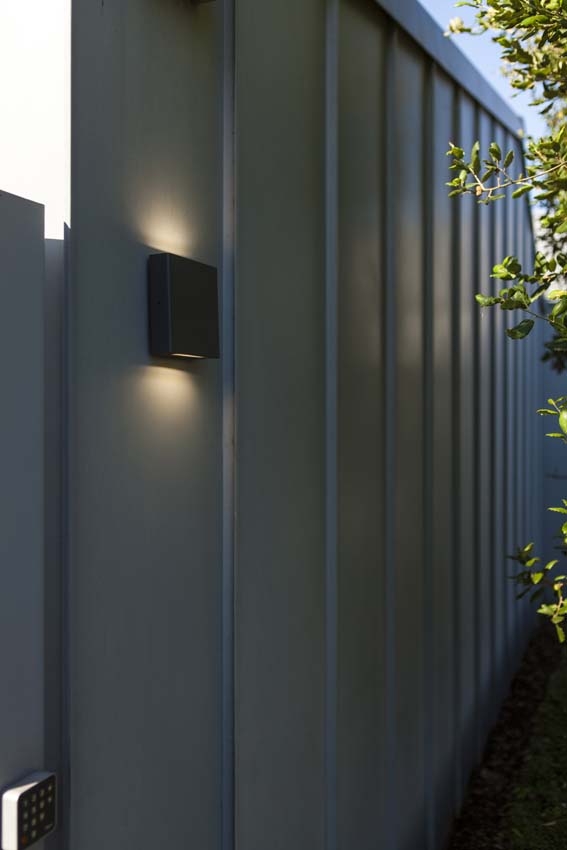 Applique murale d'extérieur Karo - Gris - 8.5W - 4000K - IP54