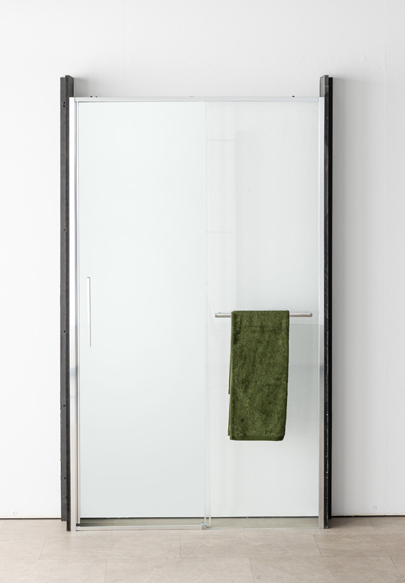 Porte de douche coulissante Ulani chrome 138-140x200cm