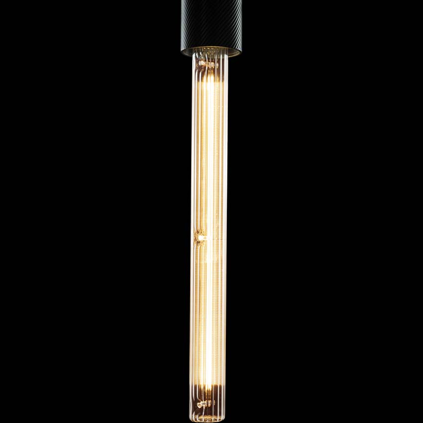 Lampe tube LED - E27 - transparent - 30cm - dimmable - 4,5W - 300lm - 2200K