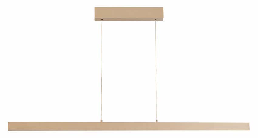 Luminaire suspendu Jojo - sable - 115cm - dimmable - 22W - 4000K