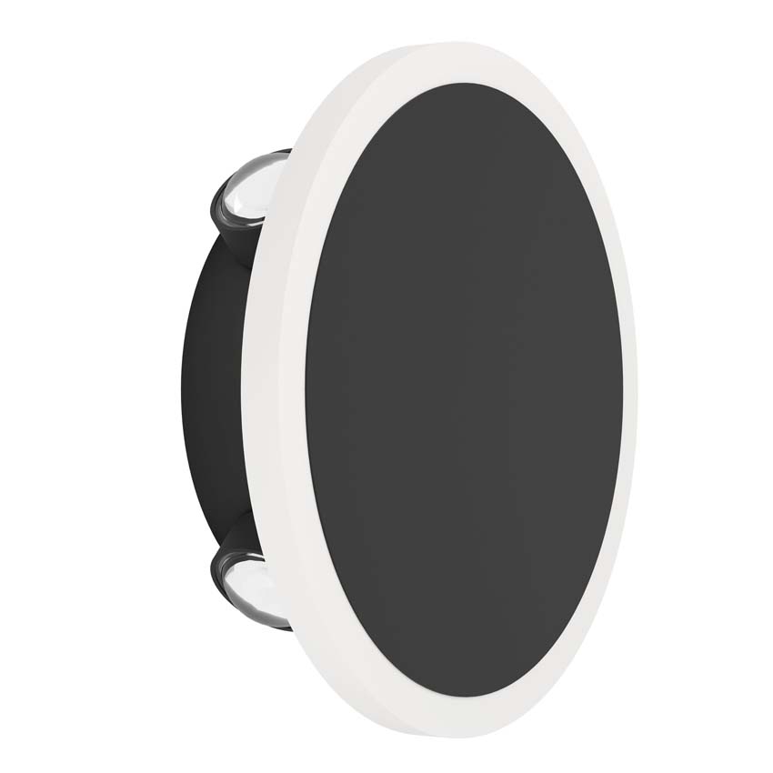 Applique murale - Noir - Ø17cm - Dimmable - LED - 1x12W - 3000K