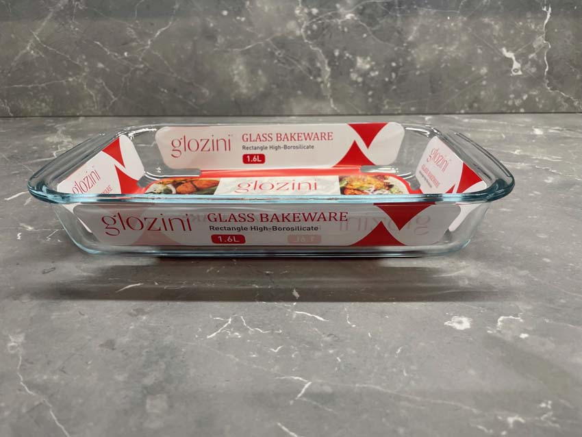 Plat à four en verre transparent 1,6L