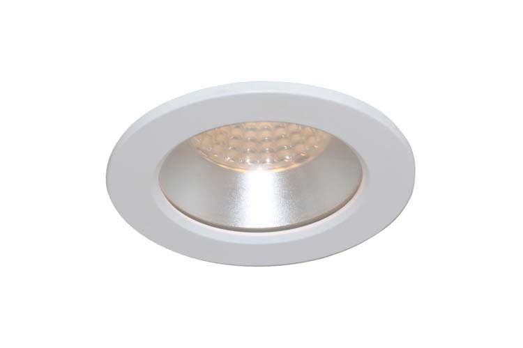 Badkamerverl inbouwspot wit 85mm GU10 lamp excl IP44