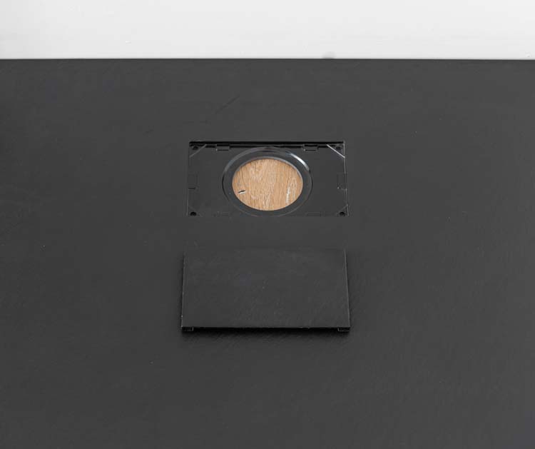 Receveur de douche Moby SMC noir mat aspect ardoise 160x90cm