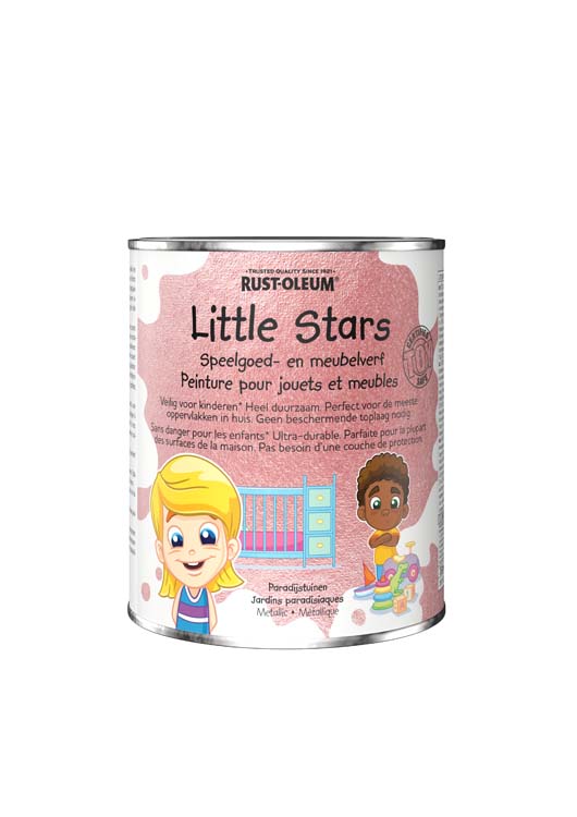 Little stars meubel en speelgoed verf metalic paradijstuin 0.75L