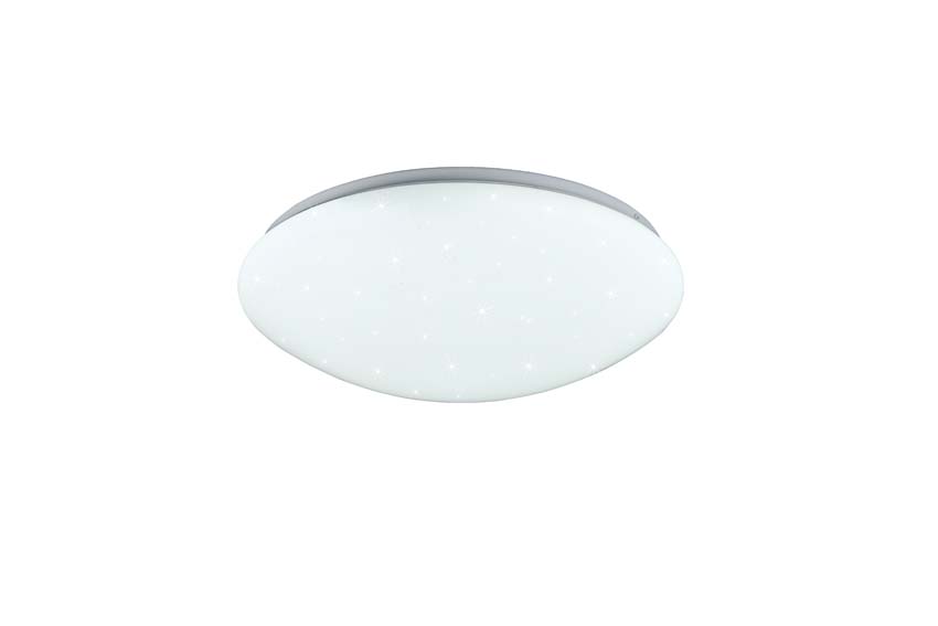 Plafondlamp - wit - Ø38xH10,5cm - dimbaar - LED - 1x18W - 3000/6000K