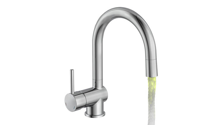 Robinet de cuisine Sterre Led chrome