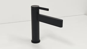 Robinet de lavabo Madera noir mat
