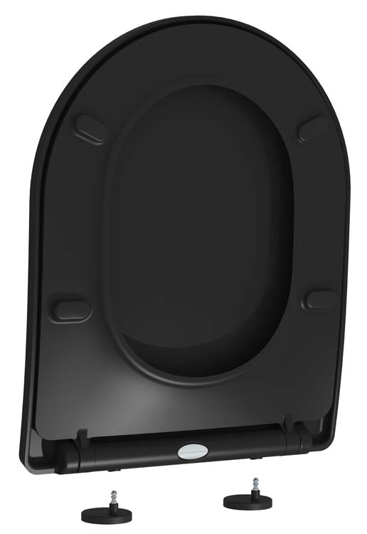 Wc-bril Allibert Ades soft-close zwart Wc-bril Allibert Ades soft-close zwart