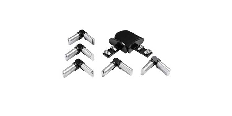 Fixations d'angle pour kit Talaka Black RAL 9005