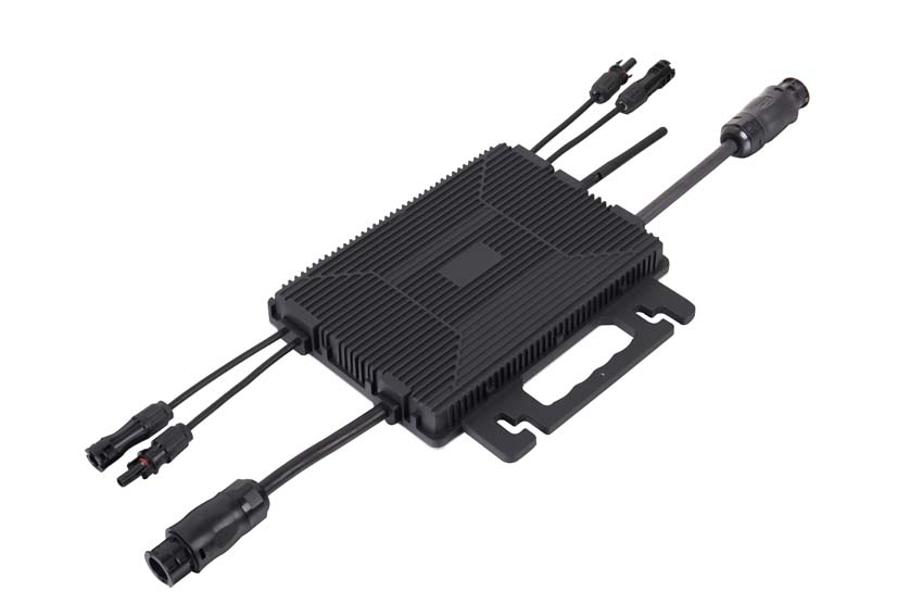 Ensemble de panneaux solaires 800W full black - prêt à lemploi - autonome ou montage sur balcon - convertisseur + 2 câbles avec connecteur