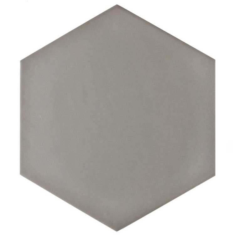 Échantillon carrelage de sol et mural Hexagon gris
