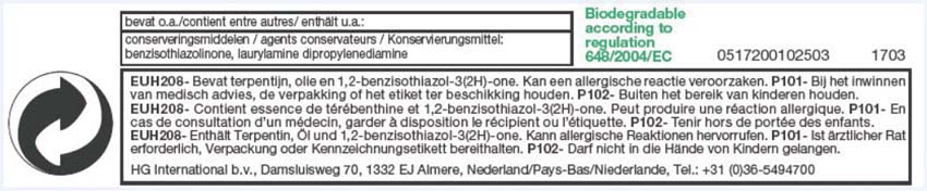 HG 4 in 1 voor leer HG 4 in 1 voor leer