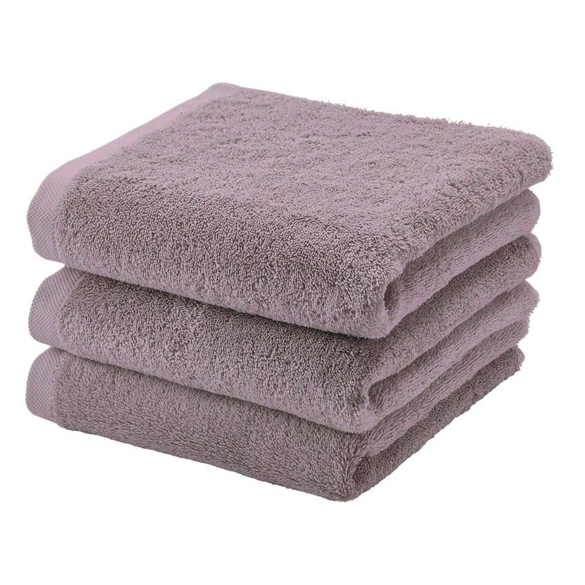 Handdoek Aquanova London katoen Malva 55x100cm
