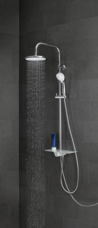 Doucheset Ayse chroom/wit