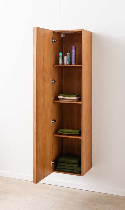 Kolomkast Fae eik hangend 40x35x170cm