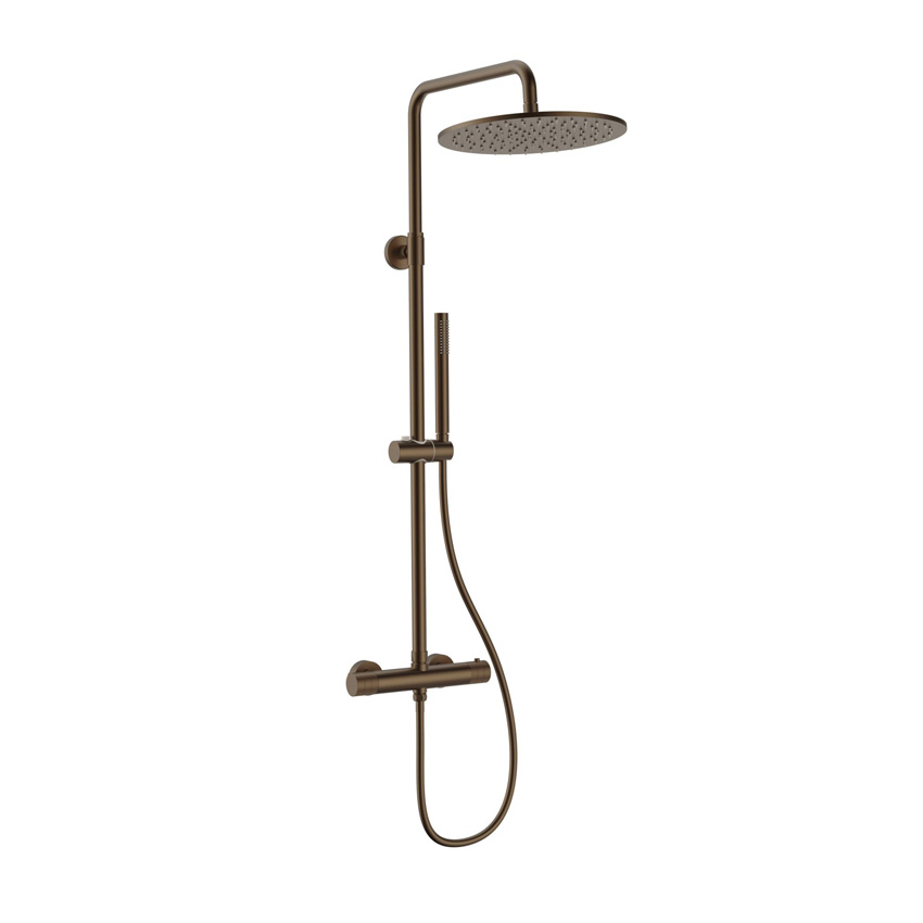 Colonne de douche Vera thermostatique apparent bronze