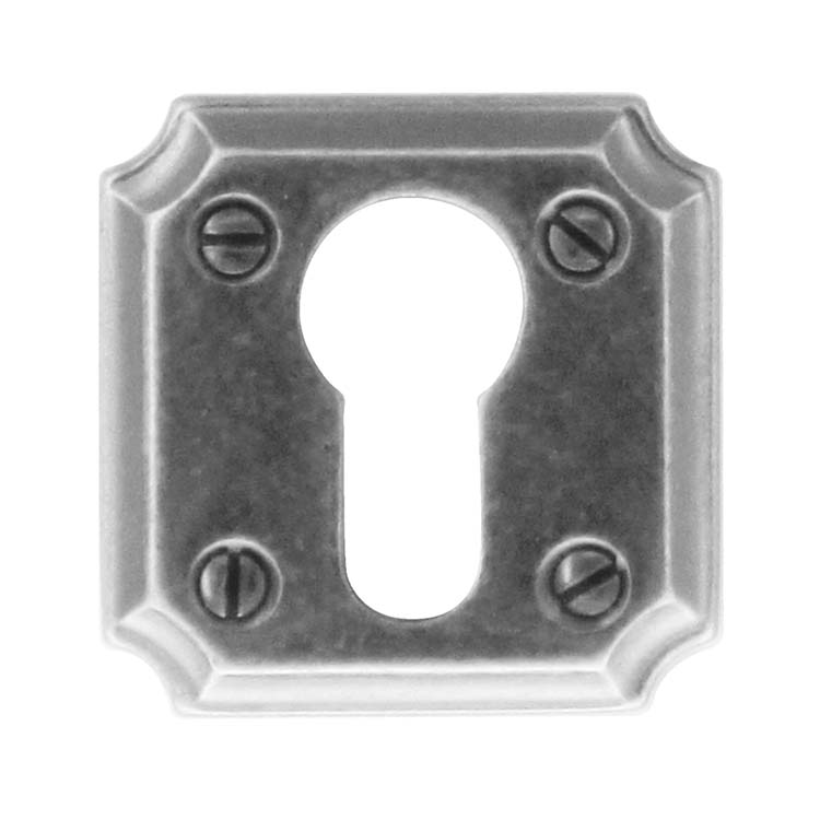 Plaque cylindre genua vieil argent