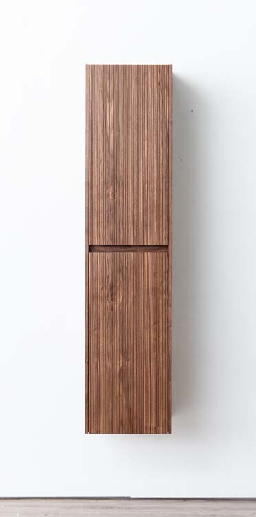 Kolomkast Warren walnoot hangend 170x40x35cm