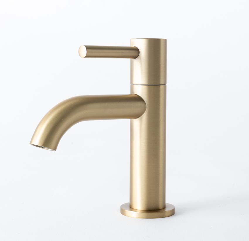 Robinet d'eau froide Miley slim brushed gold