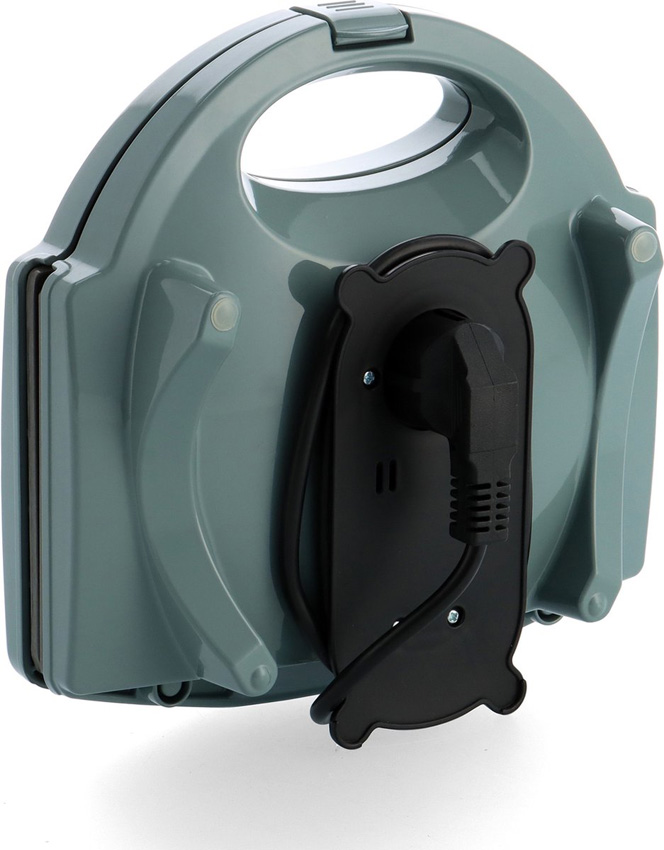 3-in-1 croque-, wafel- en paninimachine blauwgrijs antikleeflaag & PFAS-vrij