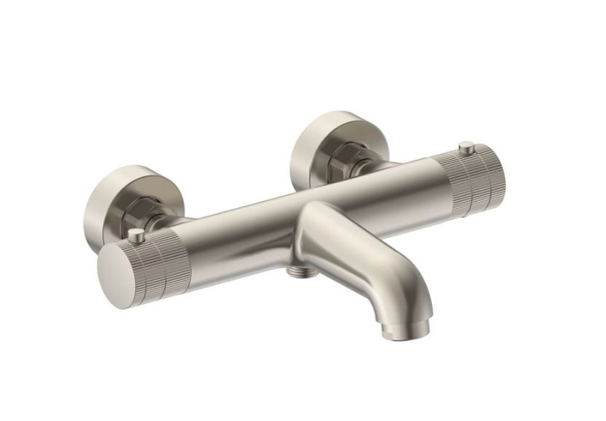 Robinet de baignoire Vera thermostatique inox brossé