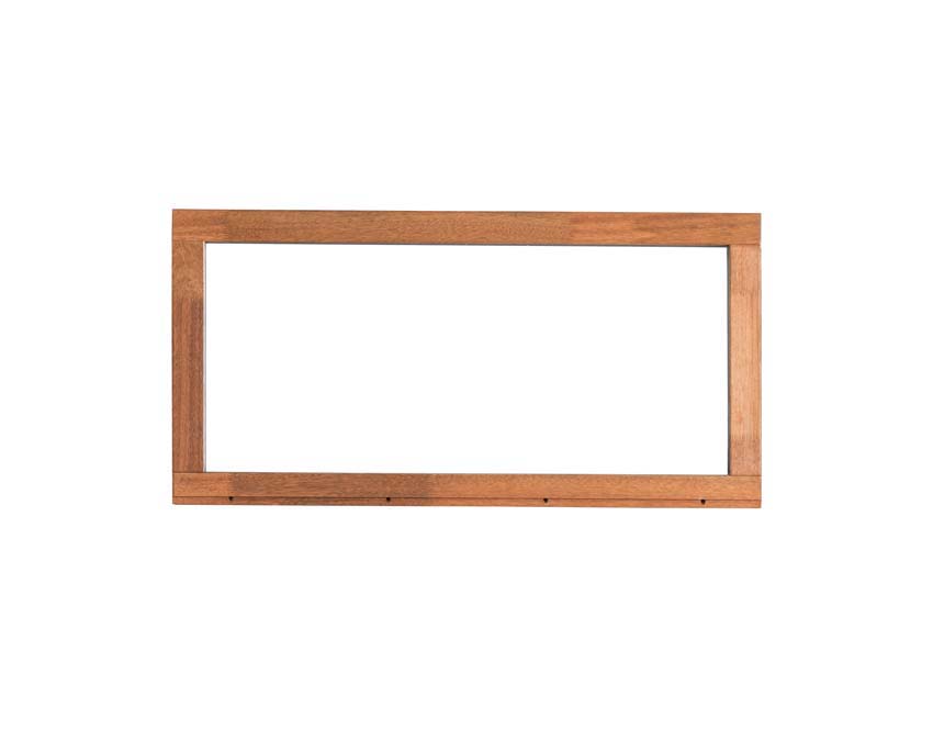Châssis fixe Trae bois Meranti 46mm naturel L1500xH500mm