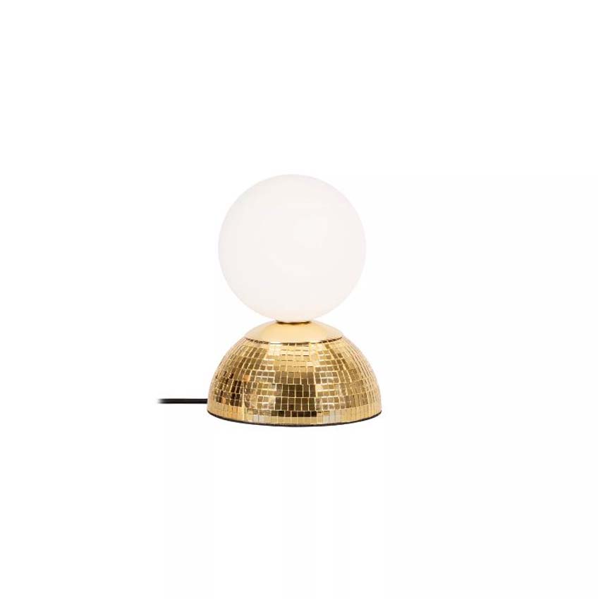 Lucide Essential Glitzer - Tafellamp - Ø14cm - 1xG9 - Goud