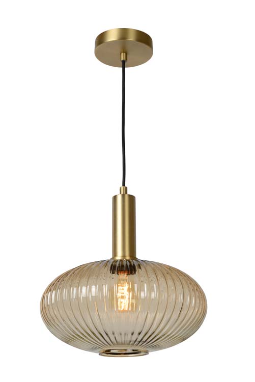 Lucide MALOTO - Suspension - Ø 30 cm - E27 - Ambre Lucide MALOTO - Suspension - Ø 30 cm - E27 - Ambre