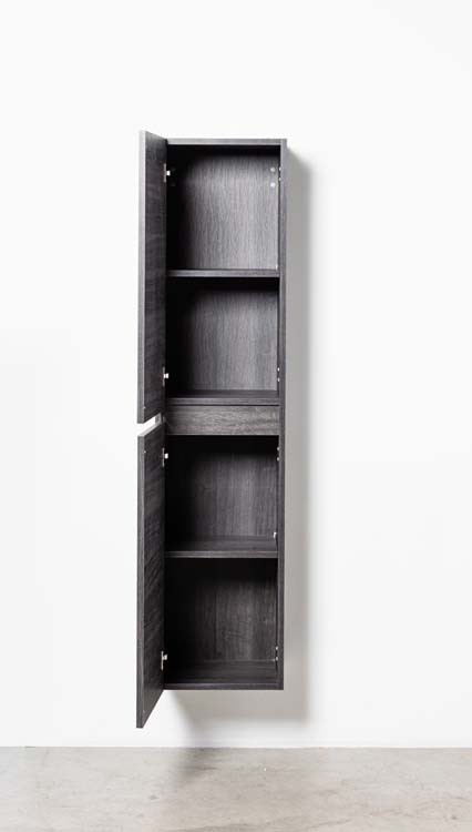 Kolomkast Dotan donkere eik hangend 185x40x32cm