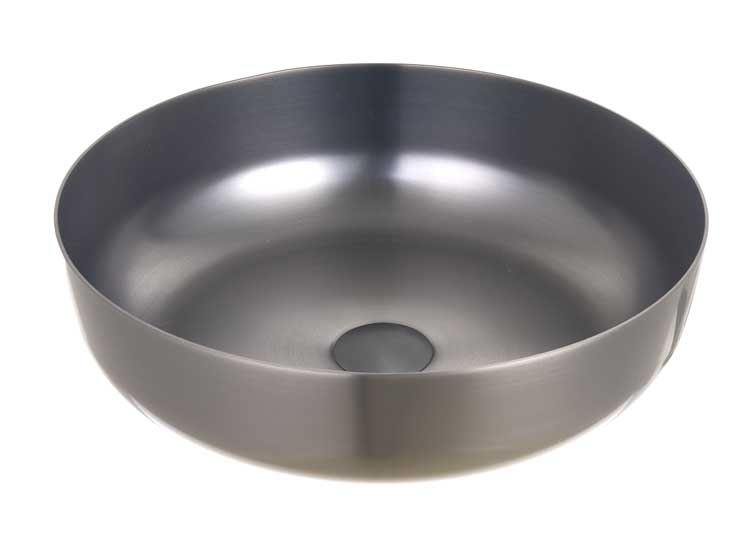 Opbouwkom Ferreira inox gunmetal 40cm