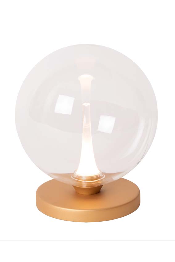Lucide Premium Gisela - Tafellamp - Ø 16 cm - LED - 1x5W 2700K - Transparant Lucide Premium Gisela - Tafellamp - Ø 16 cm - LED - 1x5W 2700K - Transparant