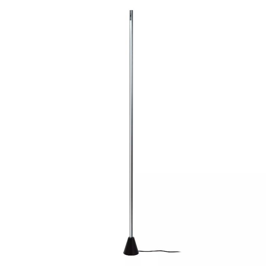 Lucide Vibes Equinox - Staande lamp - LED Dimbaar - CCT - 1x26W 2700K/4000K - Handbewegingssensor - Grijs ijzer