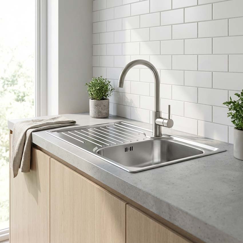 Evier simple Franke Antea Inox