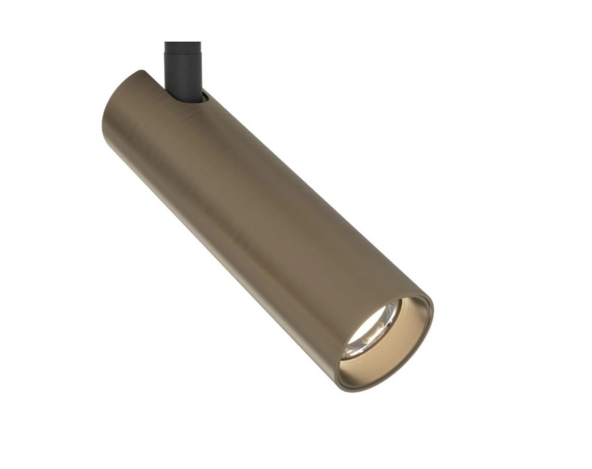 Opbouwspot - zwart/brons - 55x5x16cm - LED - 4x5W - 2700/4000/6500K