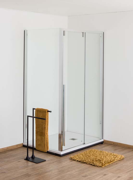 Paroi de douche Ulrich profile chrome 88-90x200cm