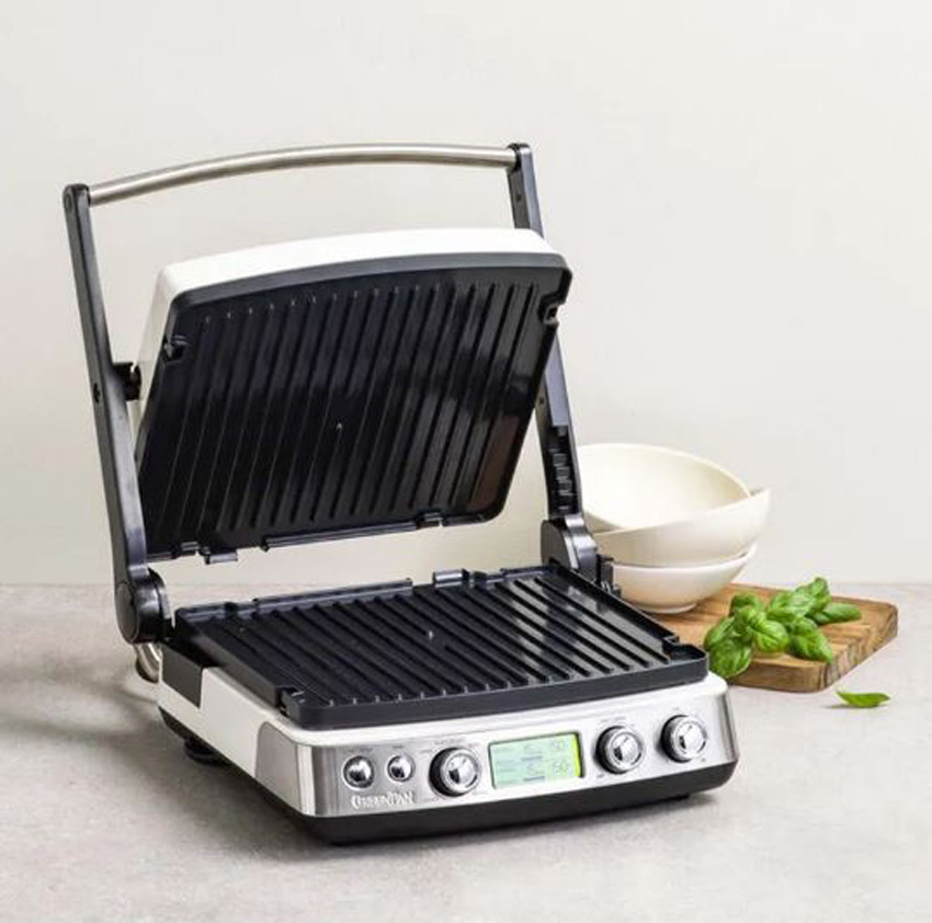 Wafelplaten voor contactgrill Greenpan PFAS-vrij zwart 40x34cm