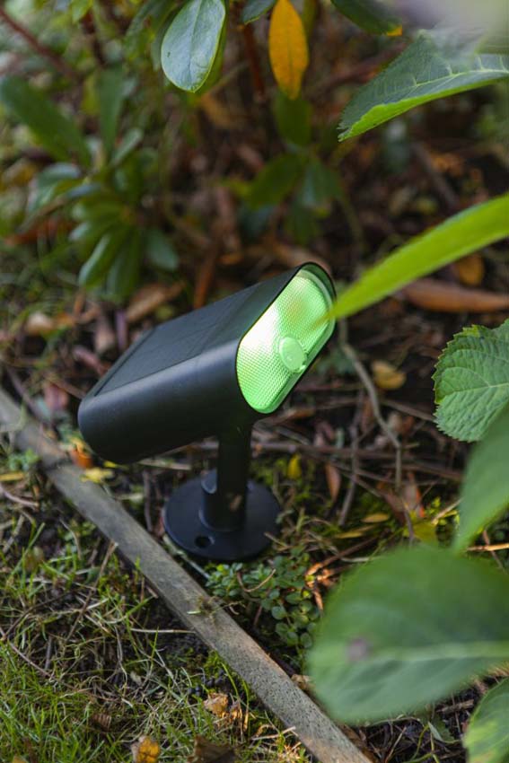 Wandlamp buiten - zwart - H15,5cm - LED - 1x7W - 2700-6500K - IP44 - bewegingssensor