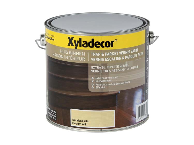 Xyladecor vernis trap & parket zijdeglans 2,5l