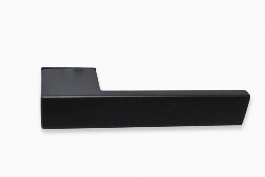 Deurkruk Xinnix 003 aluminium geanodiseerd zwart complete set excl. rosas