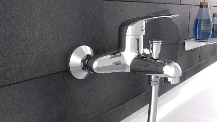 Robinet de bain Marthe chrome Robinet de bain Marthe chrome