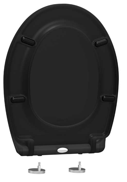 Wc-bril Allibert Dolceo mat zwart soft-close Wc-bril Allibert Dolceo mat zwart soft-close