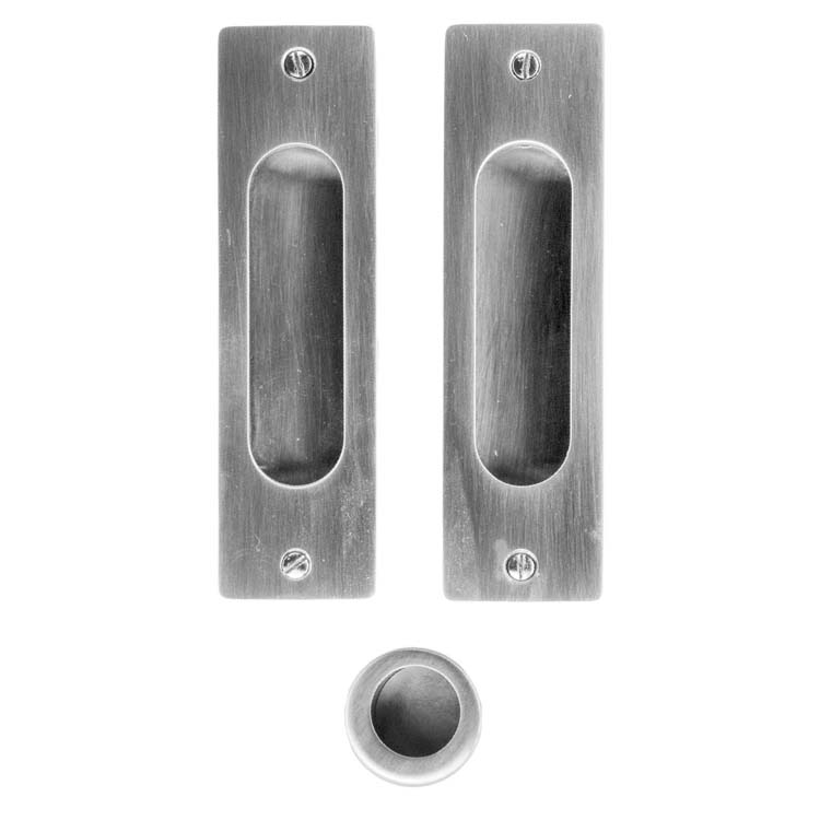 Coquille de porte pro altamura ovale  carré look inox par set