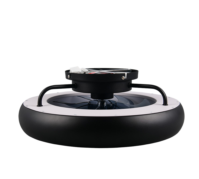 Plafonnier/ventilateur - Ø40cm - LED dimmable - CCT - 1x20W - 2700/6500K - noir