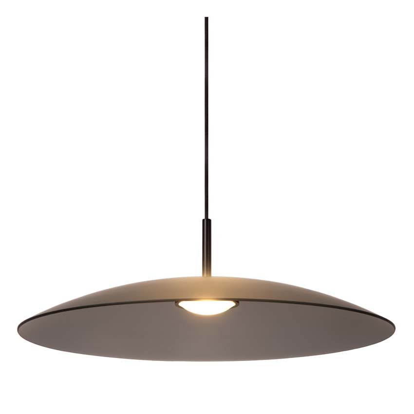 Lucide Premium MENGA - Suspension - Ø 60 cm - LED Dim. - 1x18,6W 2700K - Fumé