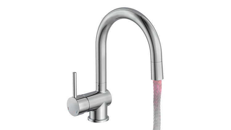 Robinet de cuisine Sterre Led chrome