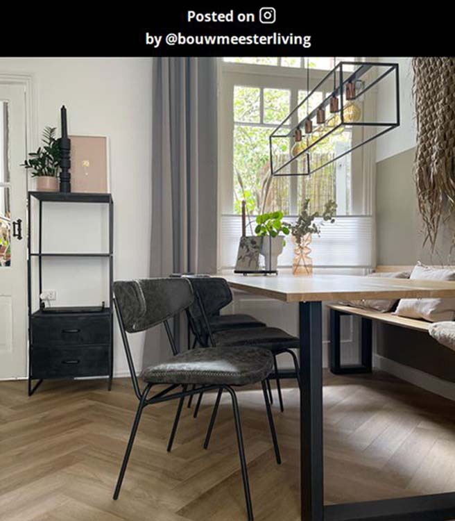 Suspension - noir - 5xE27 - rectangulaire